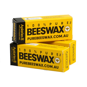 100% Pure Beeswax 30g Bar Boxed
