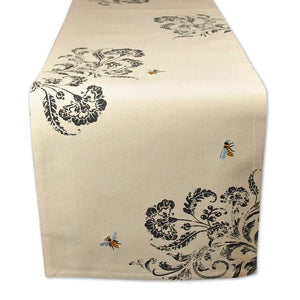 Busy Bees Embroidered Table Runner
