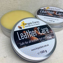 Load image into Gallery viewer, Fergo&#39;s Farm - Leather Care 100g tin
