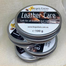 Load image into Gallery viewer, Fergo&#39;s Farm - Leather Care 100g tin

