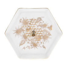 Load image into Gallery viewer, Honeycomb Bees Trinket Dish
