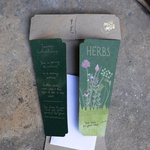 Gift of Seeds Card - Christmas Herbs