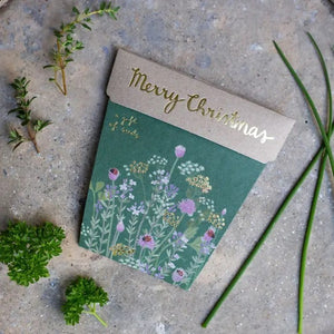 Gift of Seeds Card - Christmas Herbs